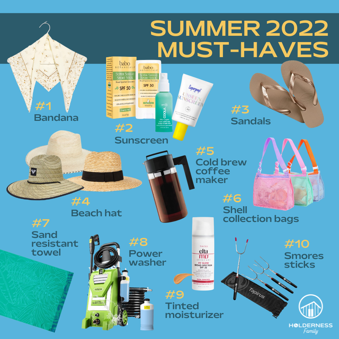 MustHaves for Summer 2022 The Holderness Family